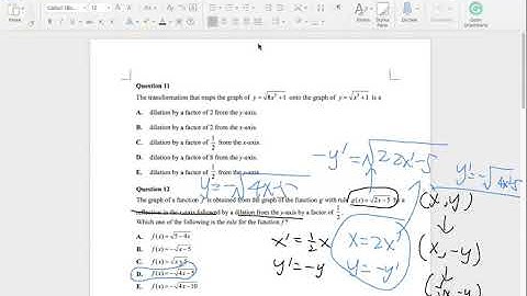 VCE MM transformation final exam questions  practice