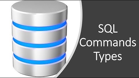 What are the different types of SQL commands?