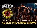 Dance code  2nd place  adults pro show crews  rdc19 project818