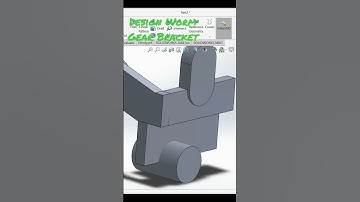 Design Worm Gear Bracket versi fast