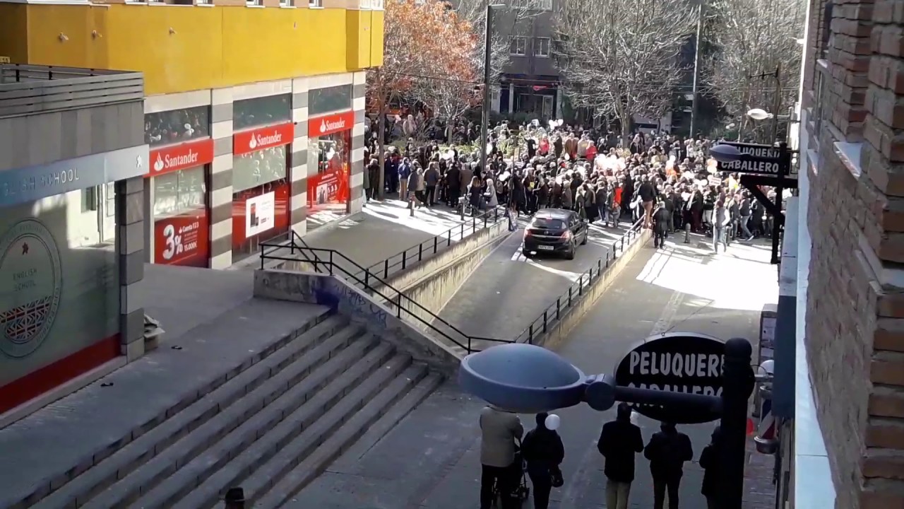 Multitudinaria manifestación Granada por la sanidad de