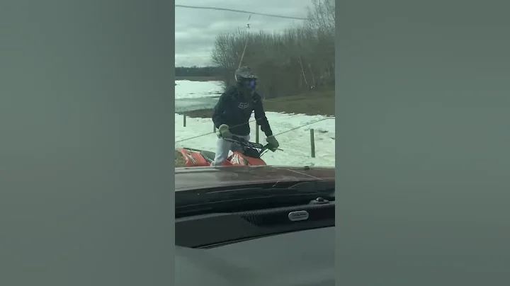 Wheeling on atv
