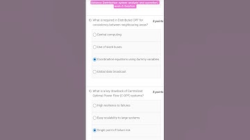 Advance Distribution system analysis and operation weekSolution #nptel2025 #solution #week5solution