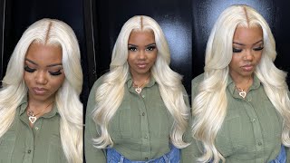BEST 613 WIG 🔥 | Melted Wig Install | No Baby Hairs | CurlyMe Hair