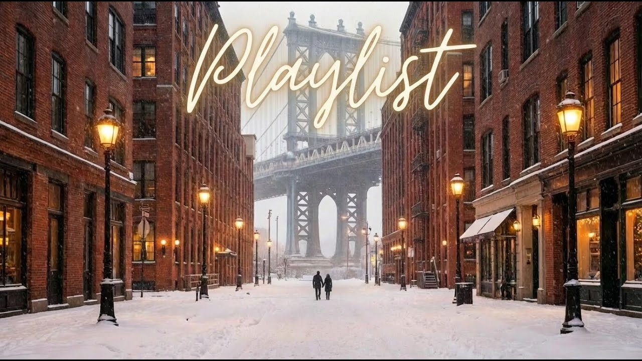 Playlist  뉴욕 브루클린 브릿지가 보이는 고요한 겨울 거리를 거닐며 듣는 따뜻한 재즈 Winter Jazz in New York - 플레이리스트