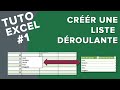 Tuto excel 1  comment faire une liste droulante