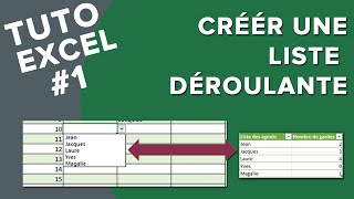 Tuto Excel #1 - Comment faire une liste déroulante
