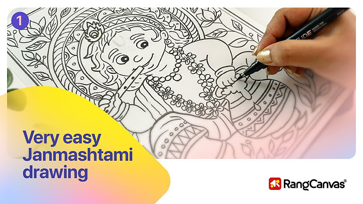 Janmashtami drawing very easy | Shree Krishna Drawing | Part 1 #janmashtami