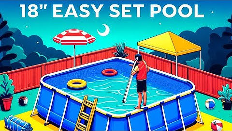 Intex 18’ Easy Set Pool: Step-by-Step Setup Instruction Video