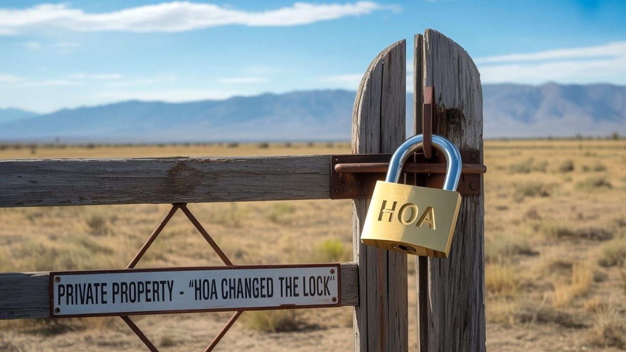 HOA Changed the Lock on My Ranch Gate - Not Knowing That Was a Legal Trap They Stepped Right Into