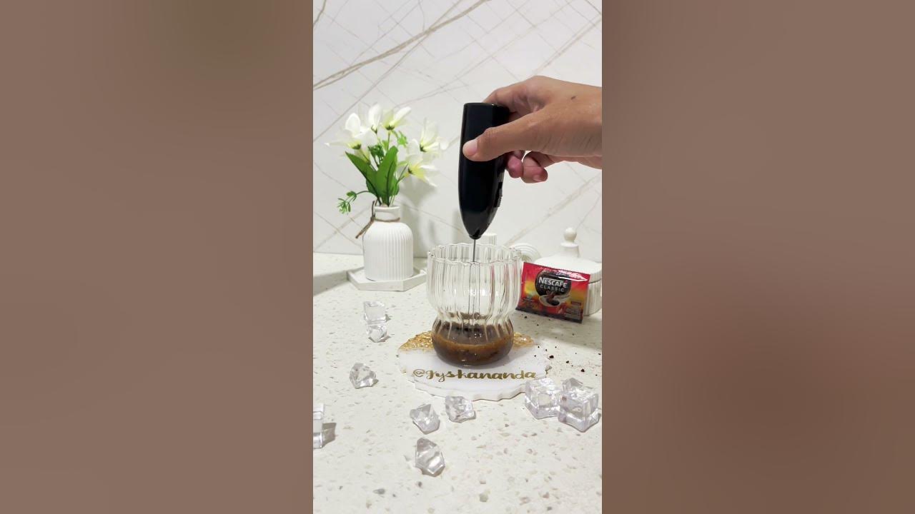 RESEP NESCAFE CLASSIC CARAMEL POPCORN #asmrminumandingin #homecafe #eskopisusu #nescafe3in1