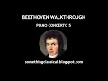 BEETHOVEN - PIANO CONCERTO 5 (full analysis)