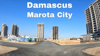 Damascus, Driving in Marota City | Syria 2024