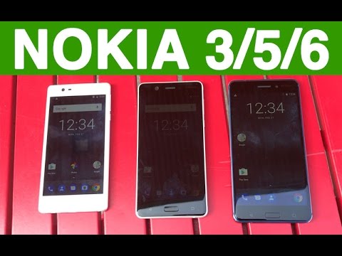 NOKIA 3, 5 et 6 : première prise en main (hands on)