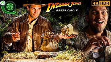 INDIANA JONES AND THE GREAT CIRCLE Walkthrough Gameplay Part 1 - INTRO 4K60FPS #xboxseriesx