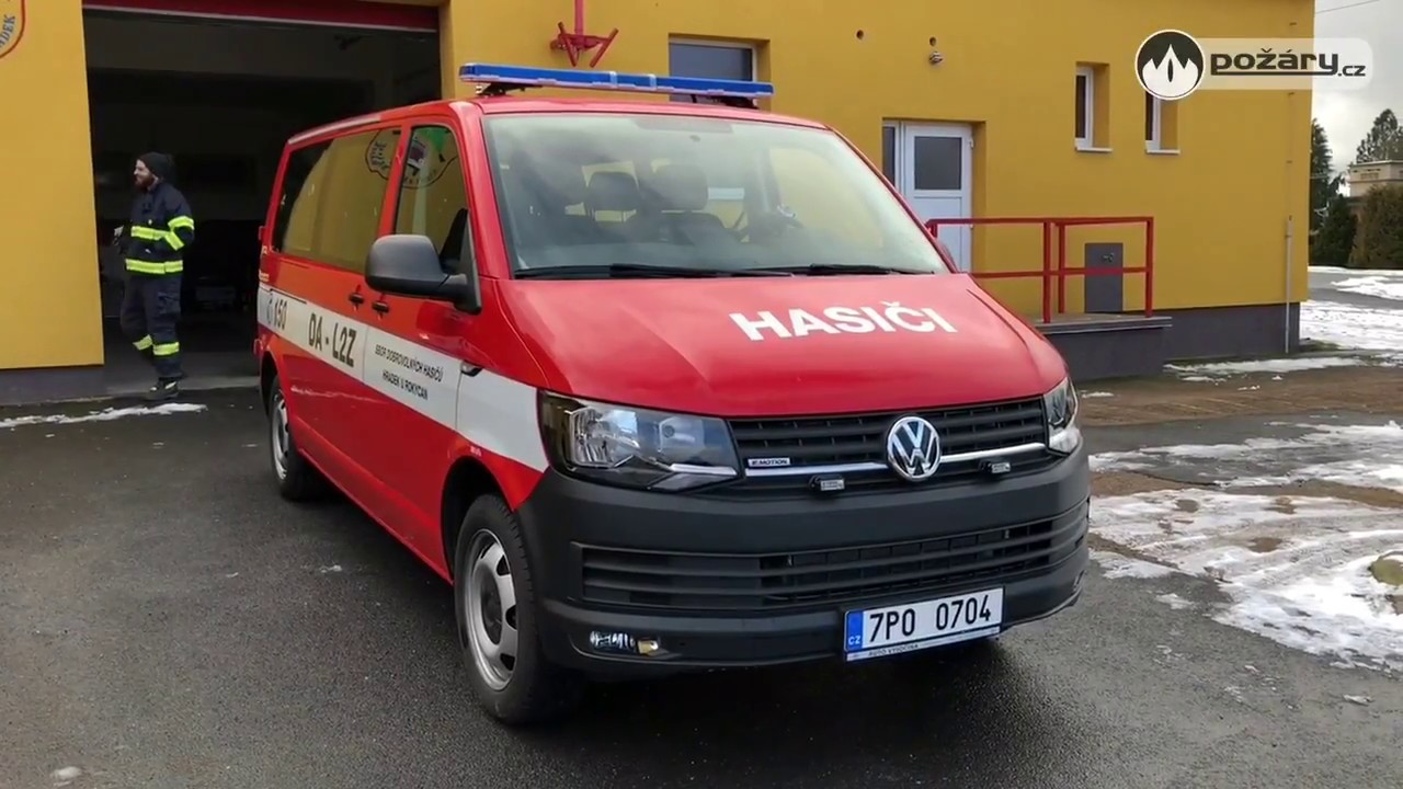 POŽÁRY.cz: V Hrádku u Rokycan jezdí nový dopravní automobil Volkswagen Transporter