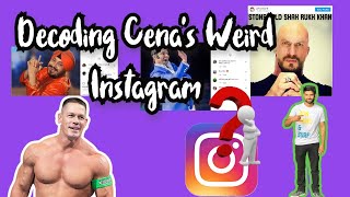 Why do John Cena posts weird photos in Instagram? | Hindi | The Rock trolls John Cena in the end