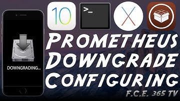 iOS 10.2 - iPhone Downgrade Using Prometheus - Configuring nonceEnabler