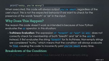 Understanding the or Operator in Python: Solving Common Mistakes