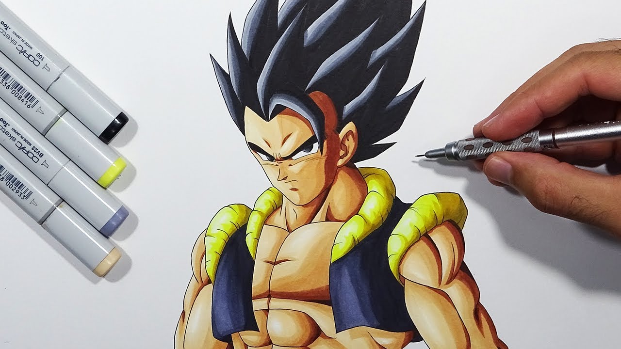 How To Draw Gogeta Step By Step Tutorial Youtube