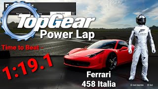 Top gear power lap - ferrari 458 italia ...