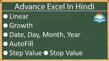 How To Fill Series Linear, Growth, Date, Autofill & Numbers In MS Excel Hindi/Urdu 13 Part 2