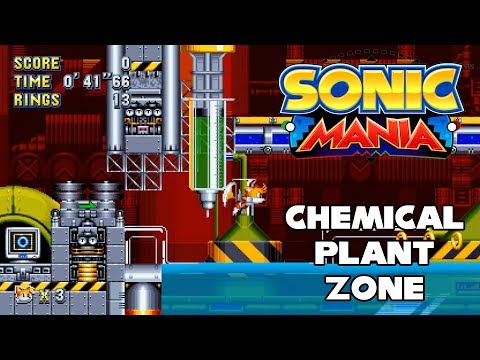 Sonic Mania Chemical Plant Zone Footage