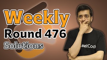 Leetcode Weekly 476 | Solutions by Former LeetCode Contest Coordinator