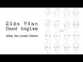 Practicing Side View Head Angles using the Loomis Method