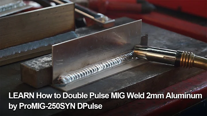 LEARN How to Double Pulse MIG Weld 2mm Aluminum by ProMIG-250SYN DPulse