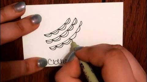 Tangle Tutorial  - Clothesline