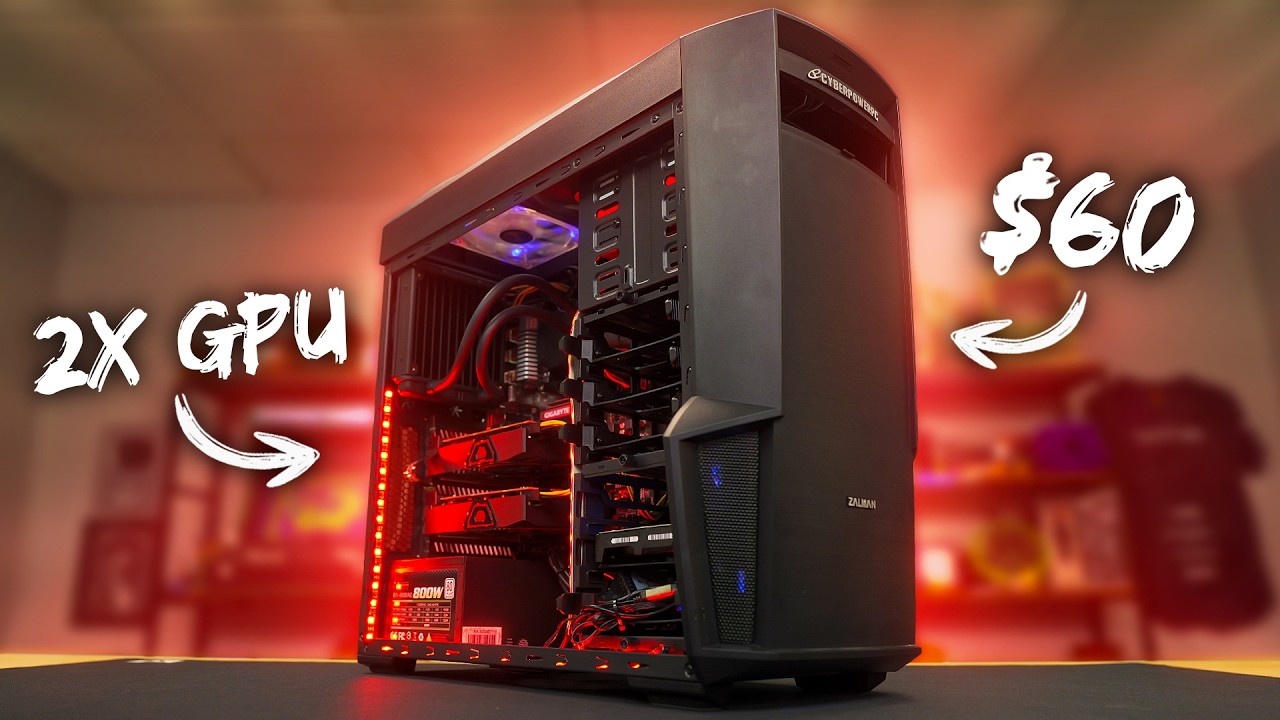 Dual GPU Vintage Gaming PC... For $60?