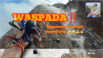 HEBOH‼️😱 DETIK DETIK KUBAH LAVA MERAPI HAMPIR ROBOH HARI INI🔥😱