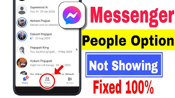 How to fix messenger people option not showing 2024 | Messenger people option not showing