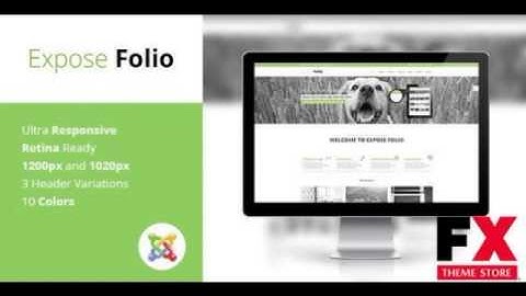 Preview Exposefolio Multipurpose Joomla Template