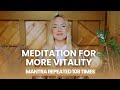 Mantra for vitality  meditation with thea crudi