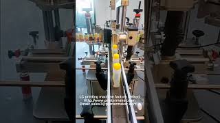 Oval bottle double sides automatic labeling machine ALM-71200
