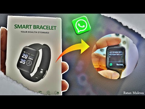 How to use whatsapp in smartwatch|complete settings Easy method