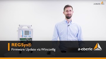 REGSys® | Firmware Update via Winconfig | A. Eberle