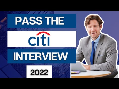 [2022] Pass the Citi Interview | Citi Video Interview