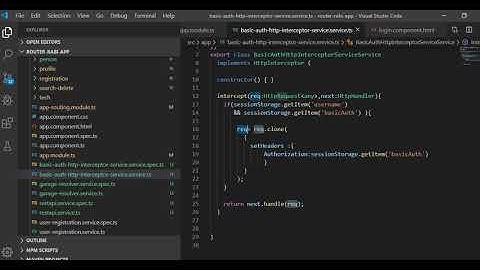 Interceptor in Angular & Spring Security