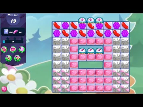 Candy Crush Saga LEVEL 335 NO BOOSTERS (selective redesign) 19 MOVES