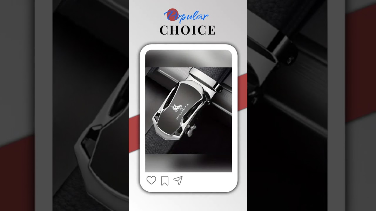 Men’s Luxury Leather Belt – Elegant, Durable & Perfect for Business or Casual Wear