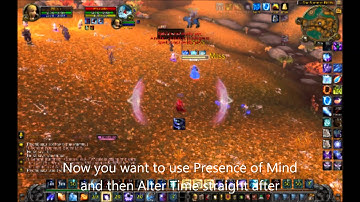 WoW 5.2 Arcane Mage PvP Burst Tutorial [One-shot Macro]