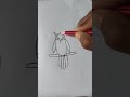 Owl 🦉 drawing step by step ll #owlart #easydrawing #shorts