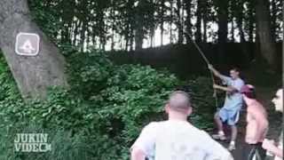 Tree Gets Revenge | Rope Swing Fail on Delaware River