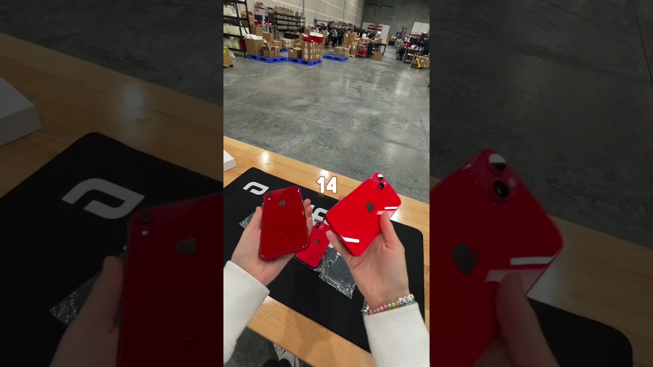 Восемь красных iPhone: все разные оттенки 🤯