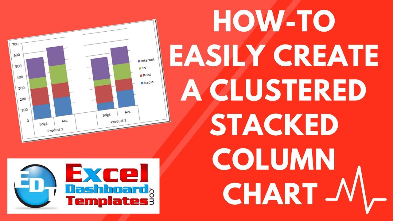 Comparison Stacked Bar Chart Excel