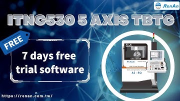 CNC Training Simulator-iTNC530 5 Axis TBTC| 【RenAn Soft】
