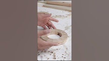 How to glue up a segmented ring. #segmentedwoodturning #woodturning #diy